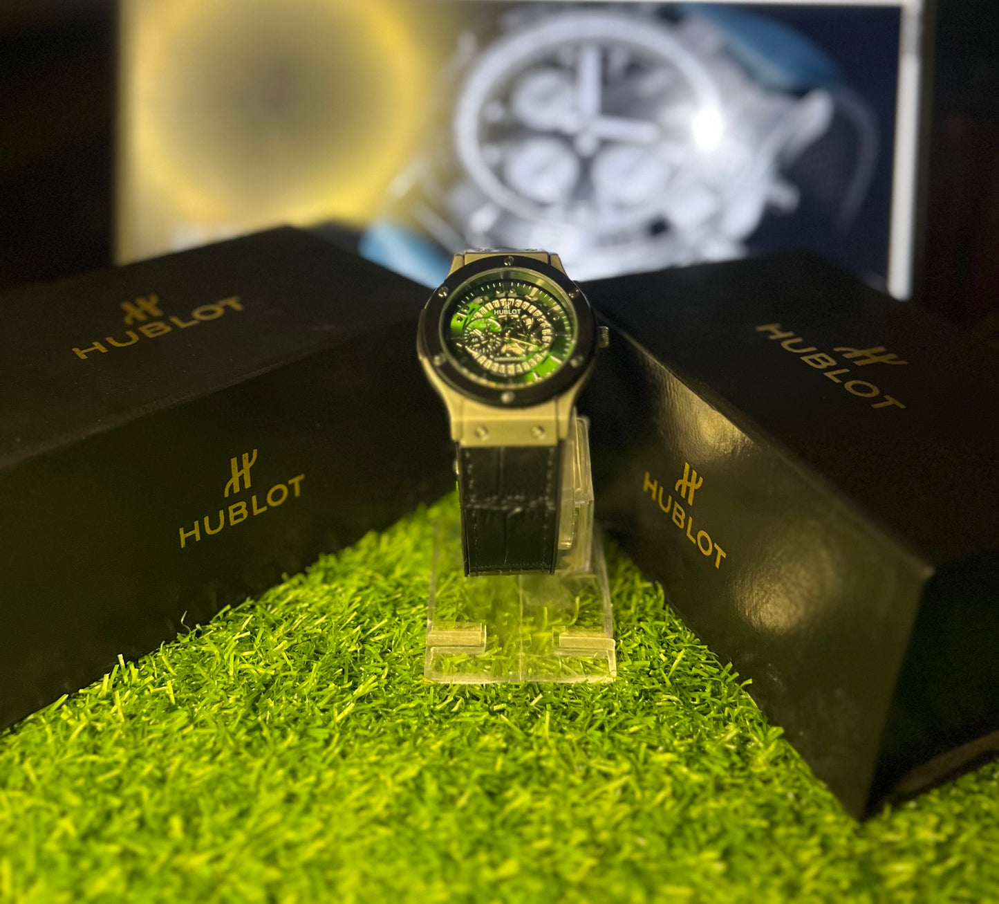 Buy Hublot Skeleton Automatic Watch Online in Pakistan - VintageOnlinePk
